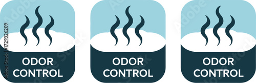 Odor control symbols for fresh air and good hygiene product