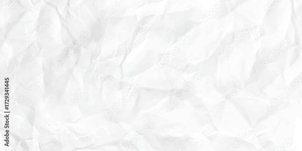Obraz premium Paper texture Crumpled White. close up white crumpled paper background. Top view.