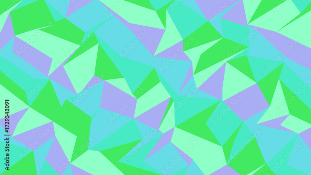 Fototapeta premium Abstract geometric background with triangles in pastel colors seamless pattern
