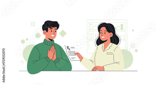 Doctor Explaining Prescription To Patient With Mutual Respect And Understanding