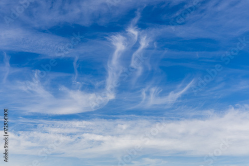 blue sky with white fluffy clouds during the day (focal length 50 mm)