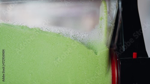 Colorful ice cream slushy smoothie machine