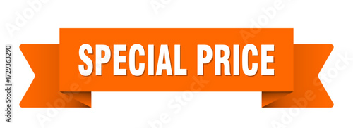 special price ribbon isolated on transparent background. special price ribbon