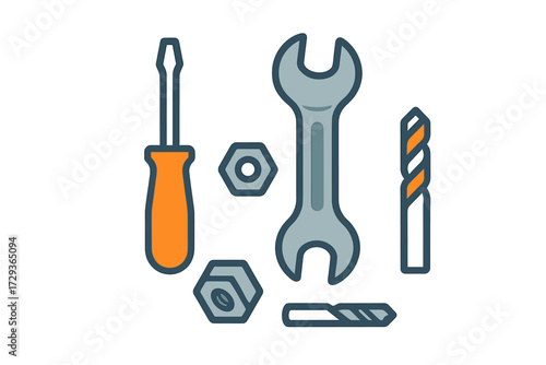 Assortment of essential household and professional hand tools for various repair and construction tasks