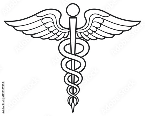 Caduceus A Medical Symbol Representing Healthcare and Healing in Clinical Practices