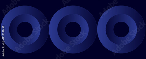 blue background with circles of different sizes and colors. The circles are arranged in a way that creates a sense of movement and energy. Scene is dynamic and lively, Eps10