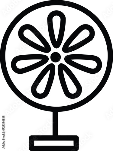 Air conditioning symbol. Climate control concept, house cooling, comfort living. Conditioner vector icon set. Conditioner with fresh air