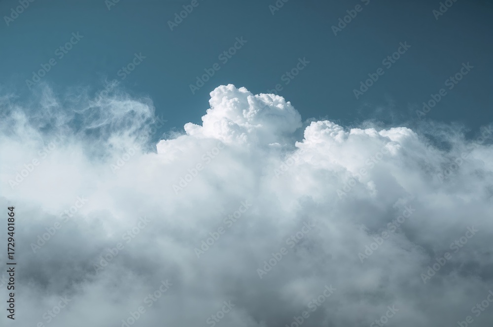 Obraz premium Set of clouds isolated on a plain background. White fog or haze backdrop.