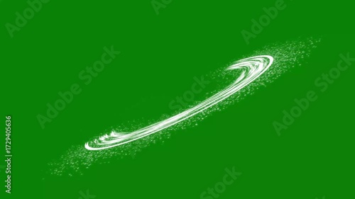 Sword slash effect for game cartoon animation, Explosion FX with slash, Energy Transition, Cartoon Shape Animation with splash effect, Flash explosion, Energy Shape Element on green screen. 4K