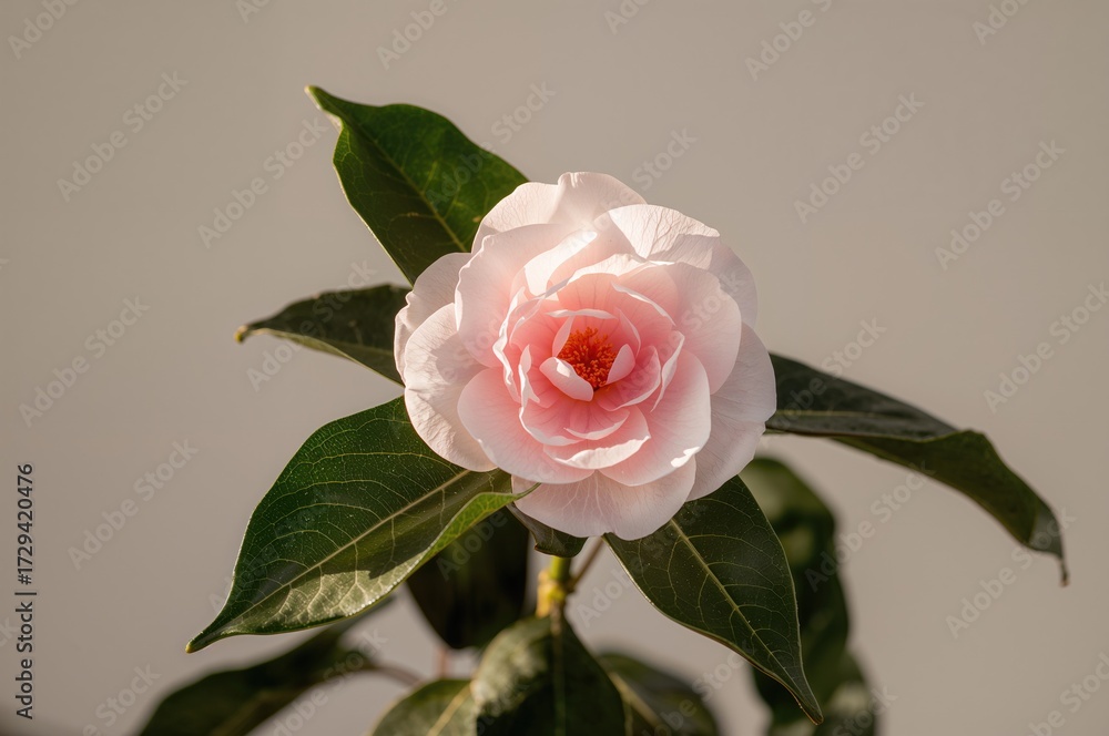 Fototapeta premium Bloom of the Camellia Flower