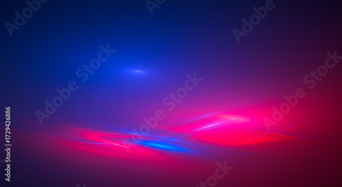Vibrant abstract gradient background with glowing pink and blue hues evoking energetic ambiance illustration