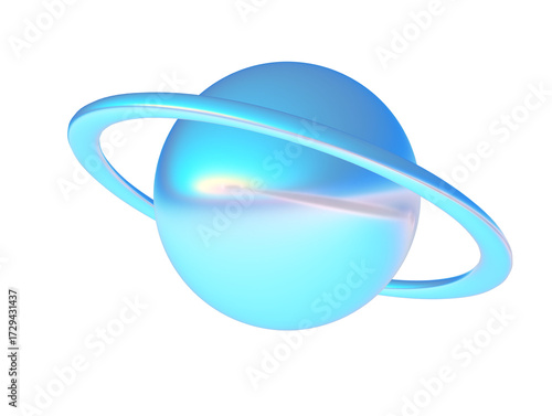 3d render of chrome k-pop shape y2k inspired