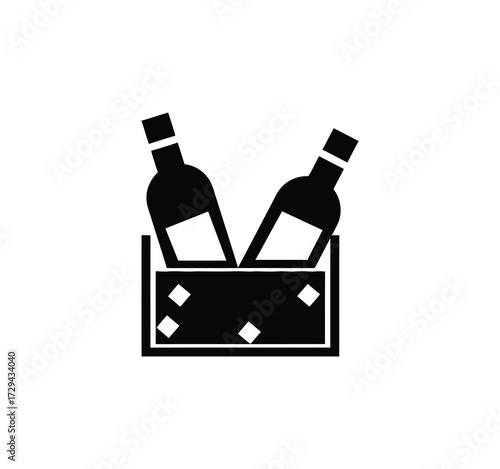 Drinks Line Icons Outline Set. logo, Juice Bottle, Chocolate Drink, Planter's Punch, Ice Bucket with Bottle, Last Word Cocktail, Sidecar Drink, Pomegranate Martini, Beer Mug, and More are Included in 