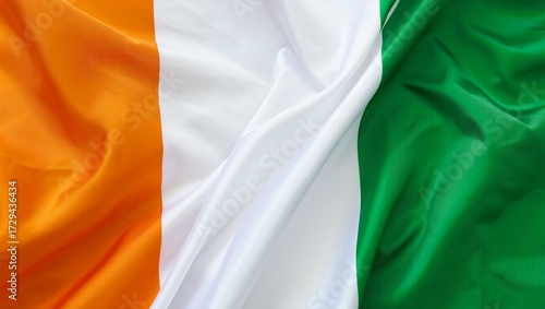 flag of Cote d’Ivoire (Ivory Coast)