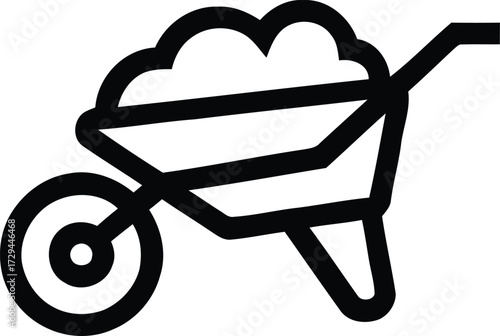 Agricultural Vector Icons. Line Icons Related to Farm, Farming, Gardening, Agriculture, Smart Farm, Farm Animals, Seeding. Outline Symbols Collection 