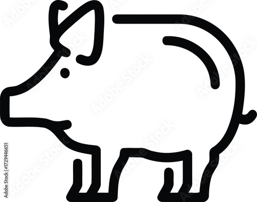Agricultural Vector Icons. Line Icons Related to Farm, Farming, Gardening, Agriculture, Smart Farm, Farm Animals, Seeding. Outline Symbols Collection 