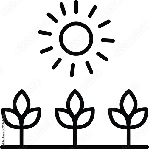 Agricultural Vector Icons. Line Icons Related to Farm, Farming, Gardening, Agriculture, Smart Farm, Farm Animals, Seeding. Outline Symbols Collection 