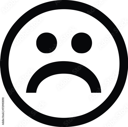 Emoticon Icon Collection. A selection of colorful flat-style emoji faces featuring smiles, happy faces, sad faces, angry faces, and surprised faces. Vector illustration of a simple line and a smiling 