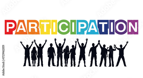 Embracing Diverse Groups with Open Arms and Colorful Words Promoting Active Participation Together in Unity