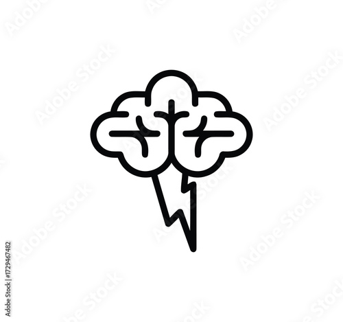 Icon Set for Ideas. Icons for creativity, problem-solving, innovation, strategy, and thought that include the idea lamp and bulb symbol. Vector illustration.