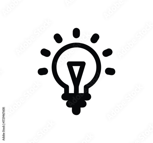 Icon Set for Ideas. Icons for creativity, problem-solving, innovation, strategy, and thought that include the idea lamp and bulb symbol. Vector illustration.