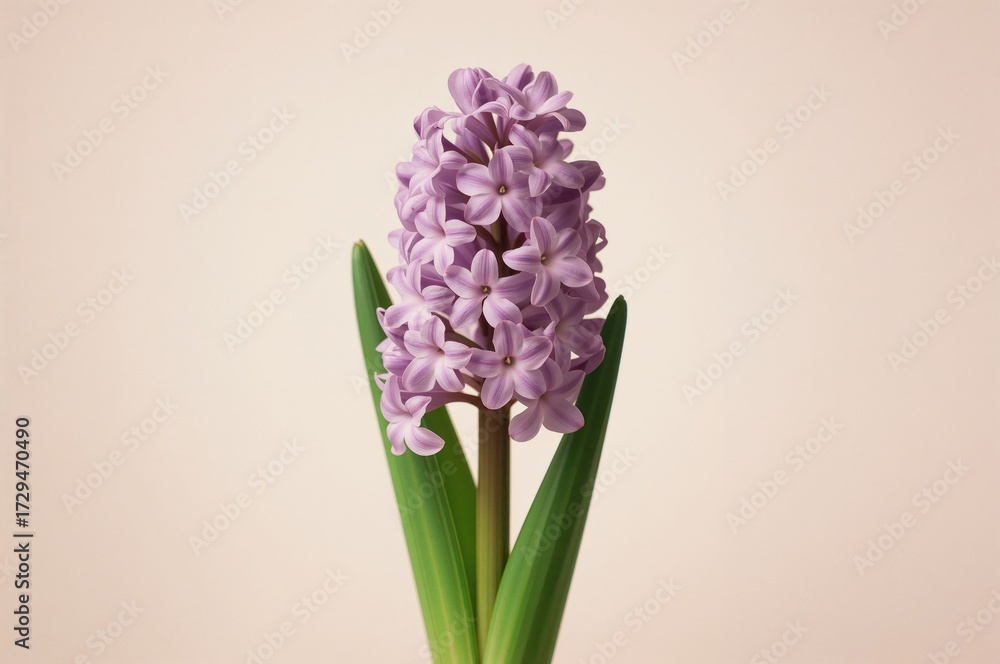 Fototapeta premium Hyacinth blossom isolated on white background, springtime plant beauty