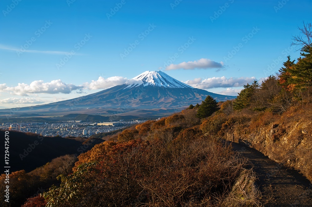 Fototapeta premium Fifth stop on the mountain trail