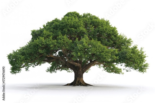 Lush foliage against a pris...