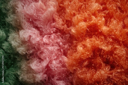 Macro shot showcasing plush...