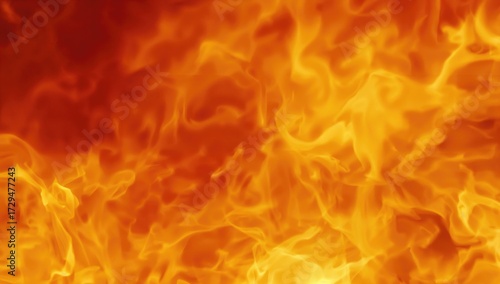 Banner with a fiery texture...