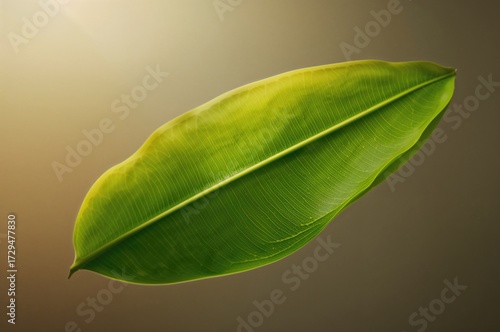 Isolated fresh green banana...