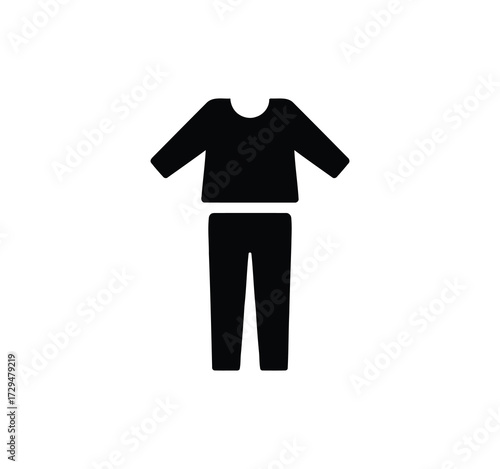 Set of thin line icons for clothing. editable stroke icons for luxury clothing. style icons. Symbols for T-shirt, pants, jacket, dress, shorts, shoes, and shirts.vector