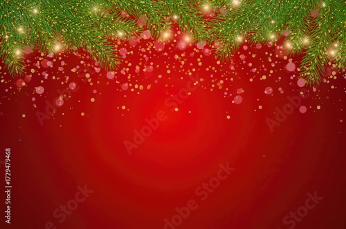 Festive holiday frame featu...