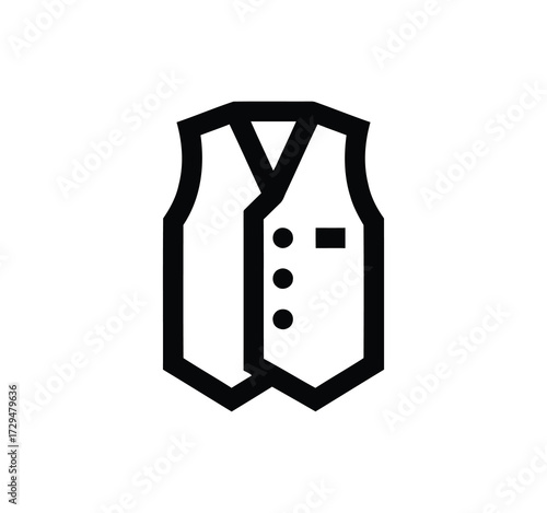 Set of thin line icons for clothing. editable stroke icons for luxury clothing. style icons. Symbols for T-shirt, pants, jacket, dress, shorts, shoes, and shirts.vector