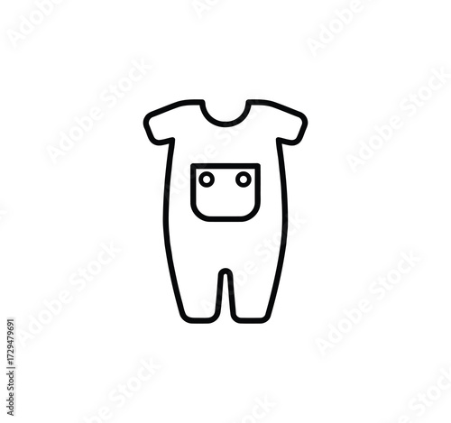 Set of thin line icons for clothing. editable stroke icons for luxury clothing. style icons. Symbols for T-shirt, pants, jacket, dress, shorts, shoes, and shirts.vector
