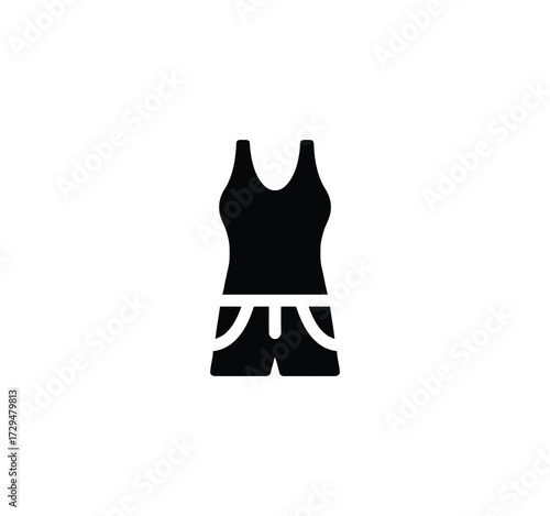 Set of thin line icons for clothing. editable stroke icons for luxury clothing. style icons. Symbols for T-shirt, pants, jacket, dress, shorts, shoes, and shirts.vector