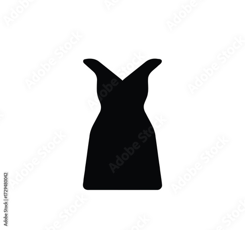 Set of thin line icons for clothing. editable stroke icons for luxury clothing. style icons. Symbols for T-shirt, pants, jacket, dress, shorts, shoes, and shirts.vector
