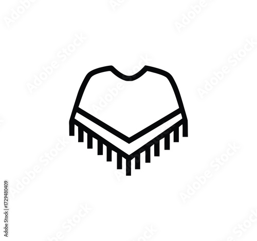 Set of thin line icons for clothing. editable stroke icons for luxury clothing. style icons. Symbols for T-shirt, pants, jacket, dress, shorts, shoes, and shirts.vector
