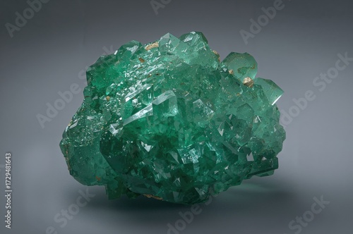Natural green prase quartz ...