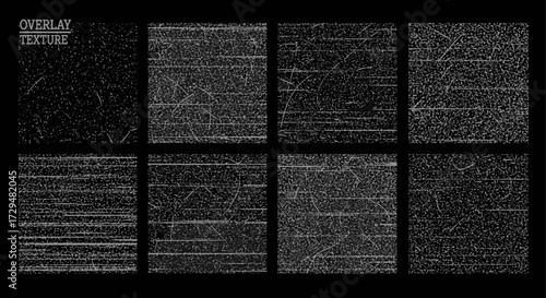 Digital Noise Overlay Texture Pack with Grunge Scratches and Static Effects for Graphic Design Projects