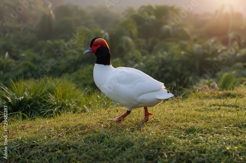 Medium shot of a Muscovy du...