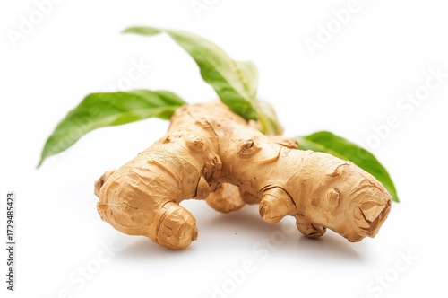 Single piece of ginger on a...