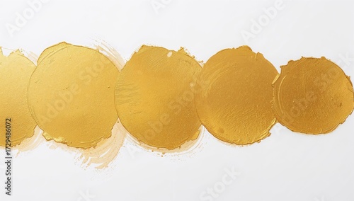 Circular gold patterns on a...