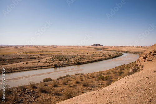 Desert landscape featuring ...