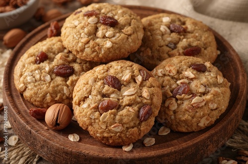 Crispy oatmeal cookies with...