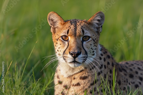 Wildcat in the African wild...