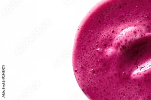 Set of fresh acai juice bot...