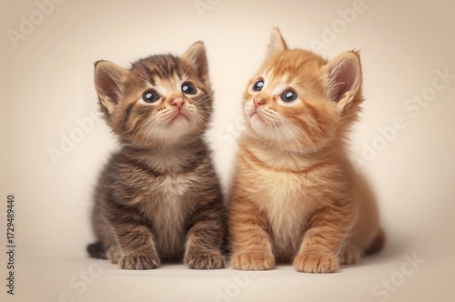 Wallpaper Mural Newborn ginger tabby kitten resting peacefully Torontodigital.ca