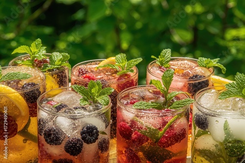 Chilled drinks featuring be...