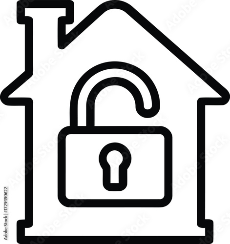 Construction and Real Estate Line Icon Set. An assortment of outline icons pertaining to real estate, purchasing, renting, homes, and homes. Linear Business Symbols in an Editable Stroke Vector Illust